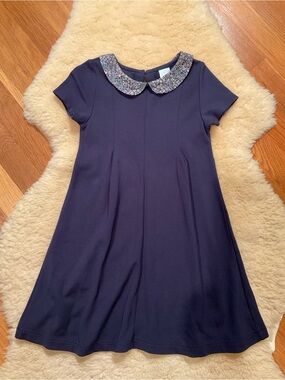 Edgehill Collection navy blue Jersey knit dress